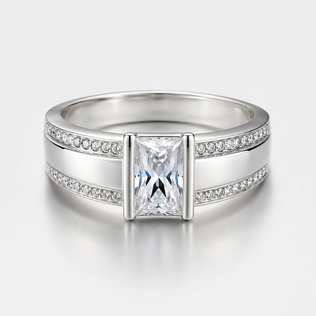 Vivienne – Bague vintage avec détail serti