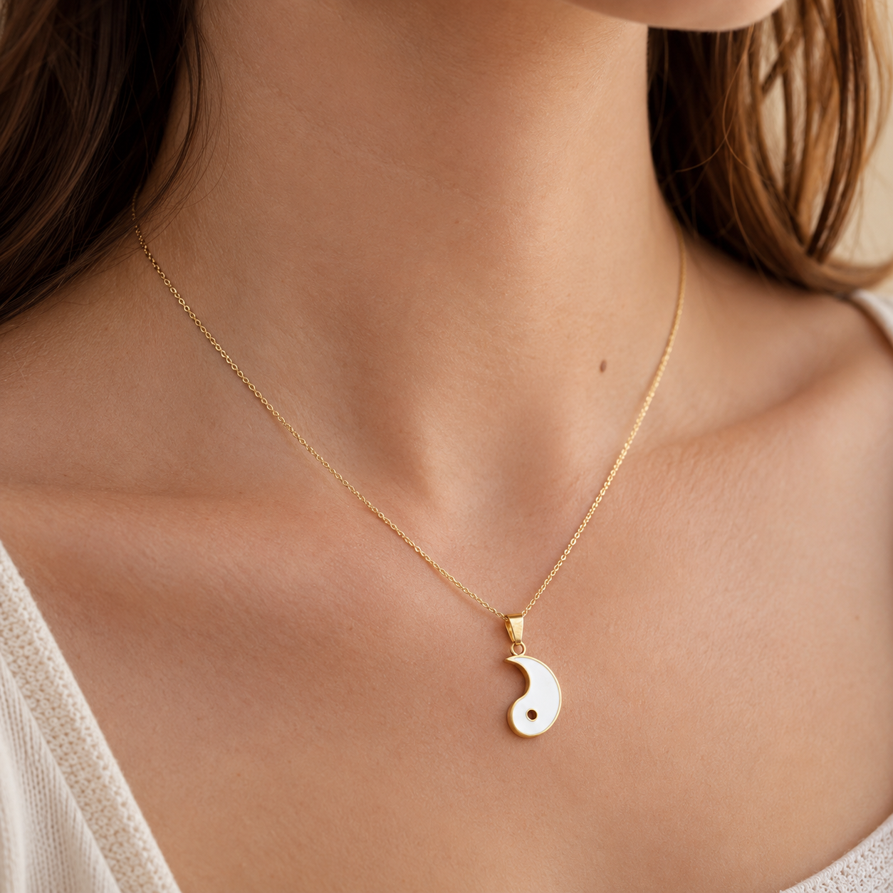 Tao – Collier Yin Yang séparables pour couples ou amis