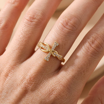 Eliane – Bague croix chrétienne pour femmes