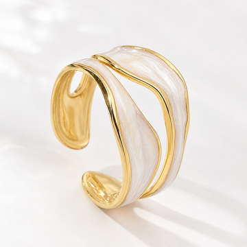 Niana – Bague vintage en or blanc