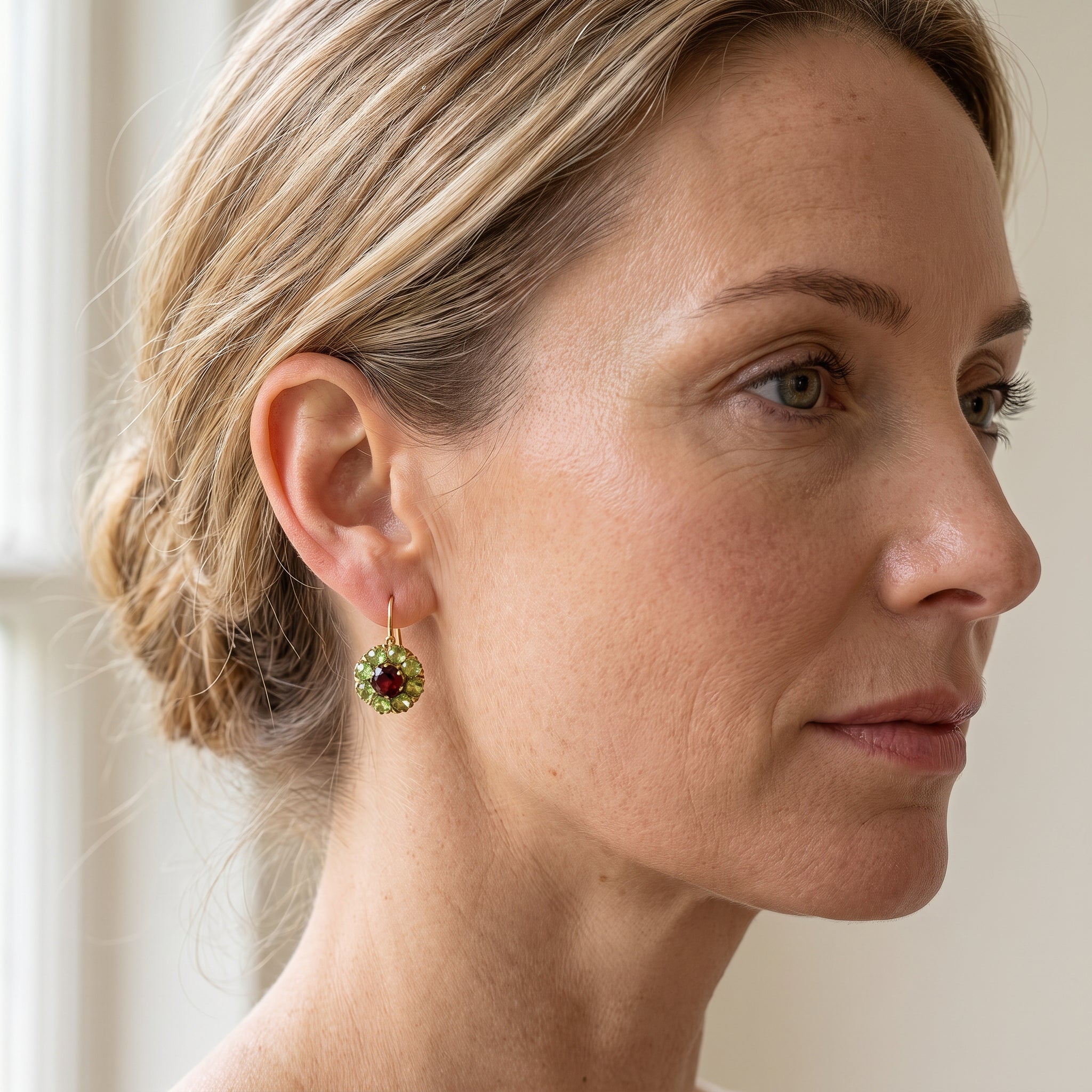 Clara – Boucles d'oreilles vintage rondes