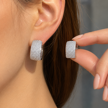 Amaya – Boucles d'oreilles à éclat complet
