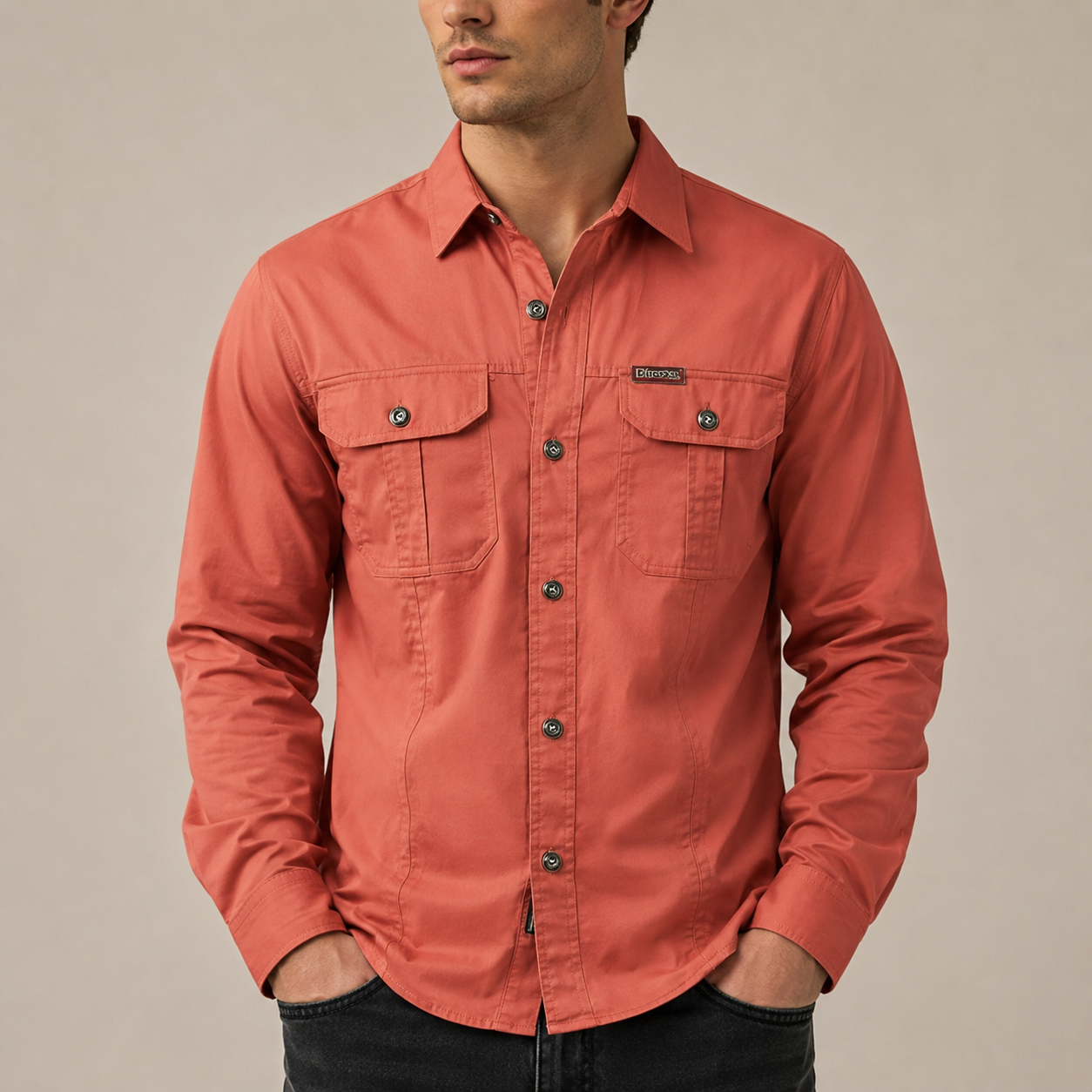 Franklin - Chemise décontractée à manches longues