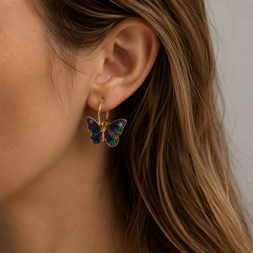 Alina – Boucles d'oreilles papillon décoratives