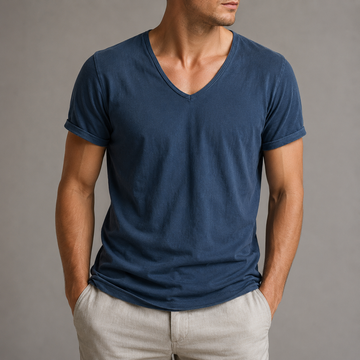 Lemuel - T-shirt décontracté d'été pour homme
