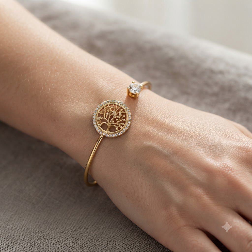 Aeriel – Bracelet ajustable avec arbre de vie