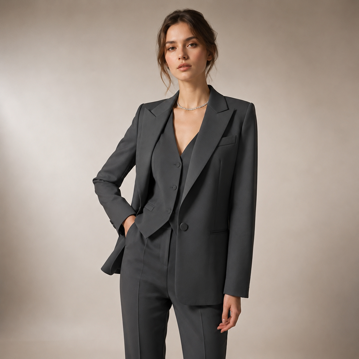 Devina - Ensemble trois pièces ajusté pour femme