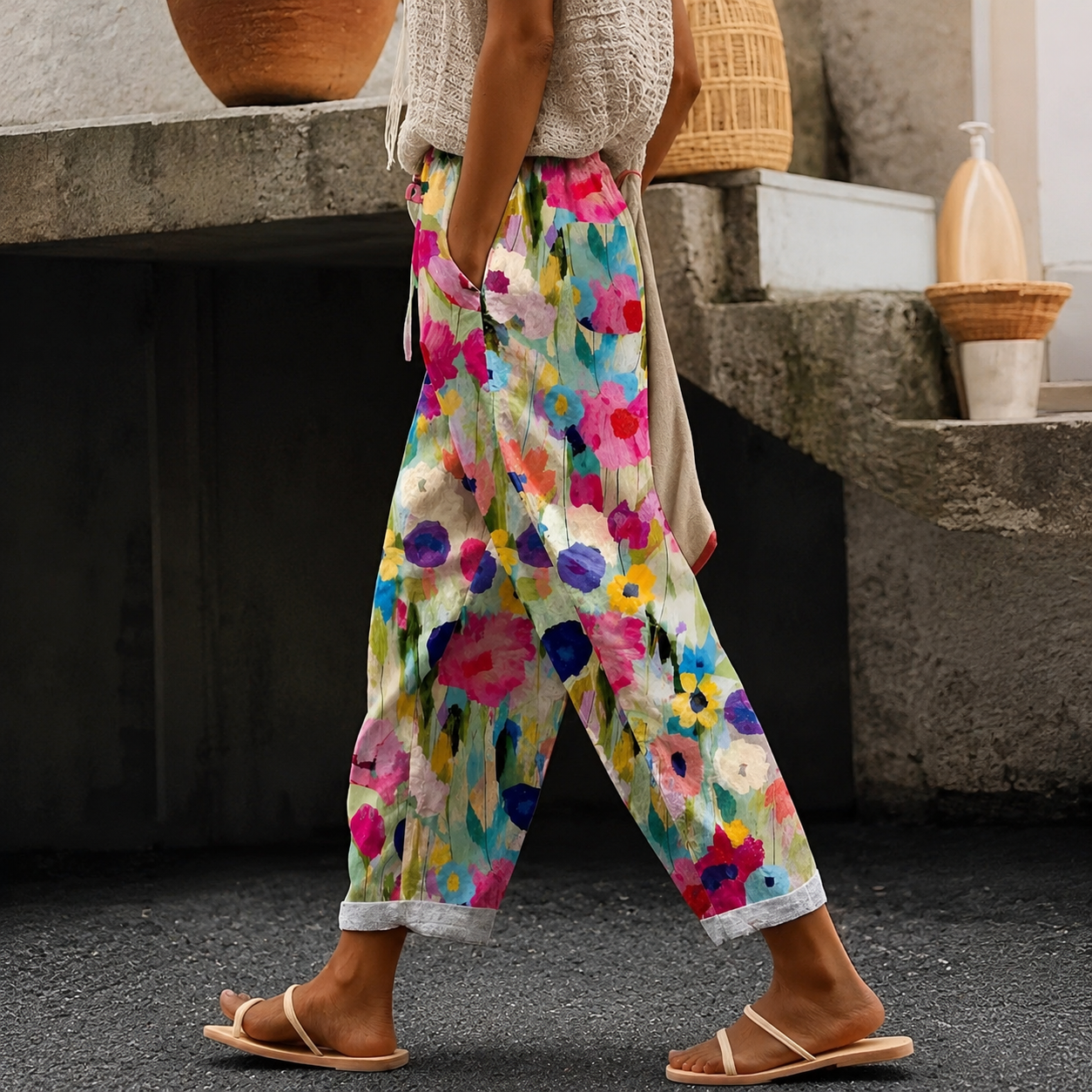 Tansy - Pantalon chic d'été pour femme