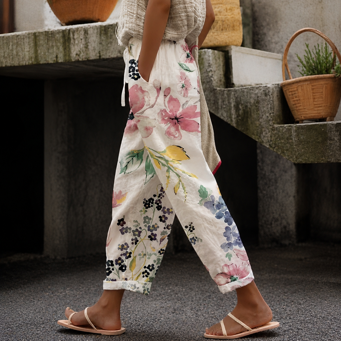 Tansy - Pantalon chic d'été pour femme