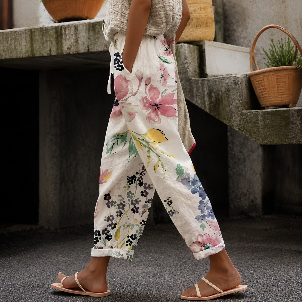 Tansy - Pantalon chic d'été pour femme