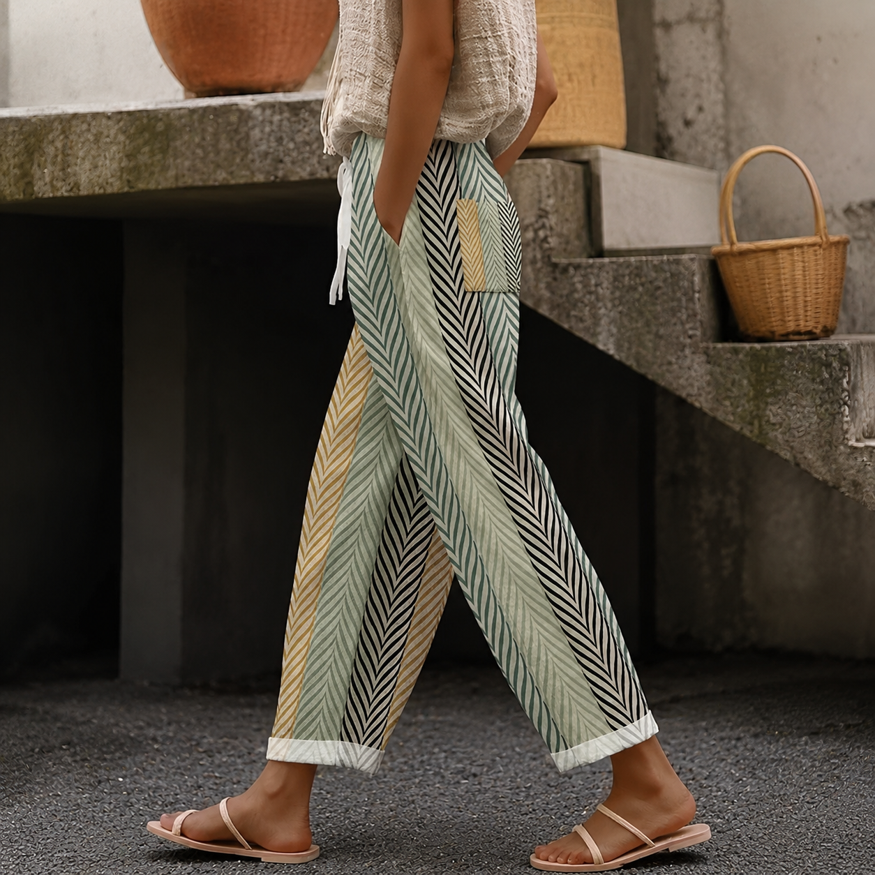Tansy - Pantalon chic d'été pour femme