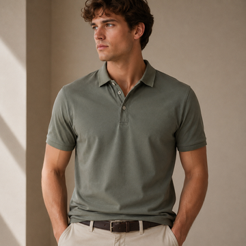 Geliant - Chemise d'été moderne ajustée pour homme