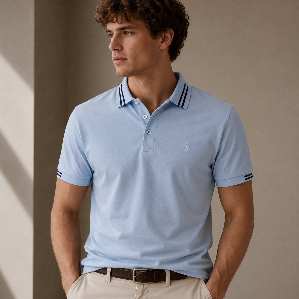 Julius - Polo homme actuel à manches courtes