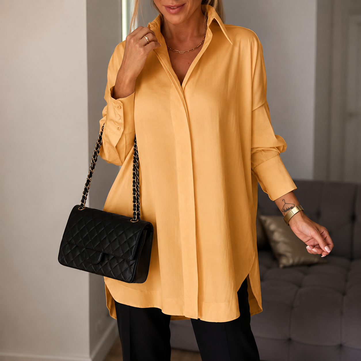 Lauren - Chemise élégante à manches longues