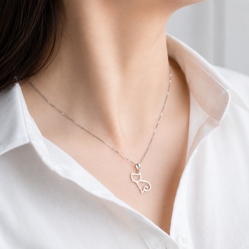 Collier de chat mignon - Collier creux