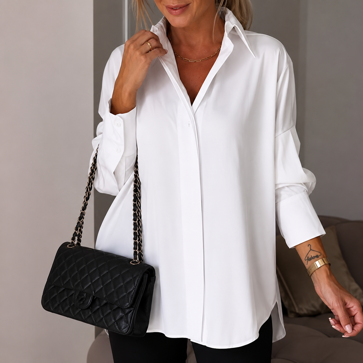 Lauren - Chemise élégante à manches longues