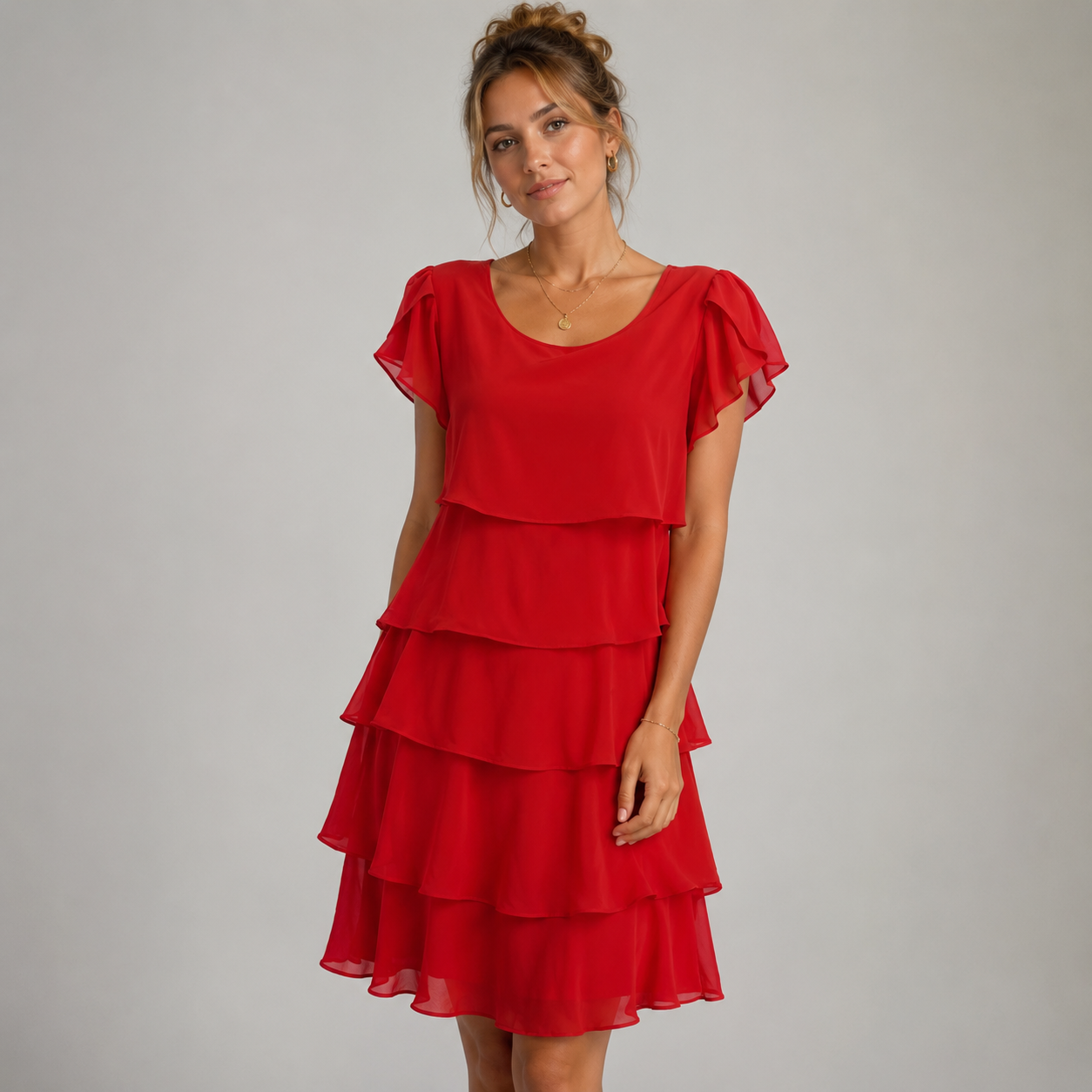 Claudia - Robe en chiffon élégante pour femmes