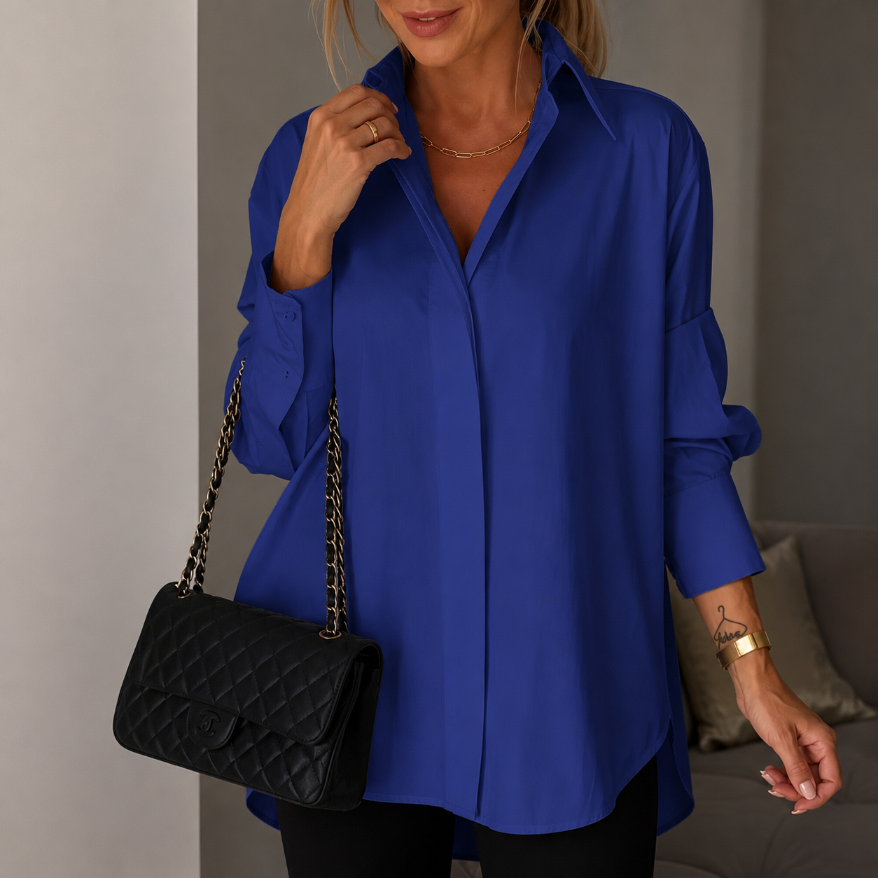 Lauren - Chemise élégante à manches longues