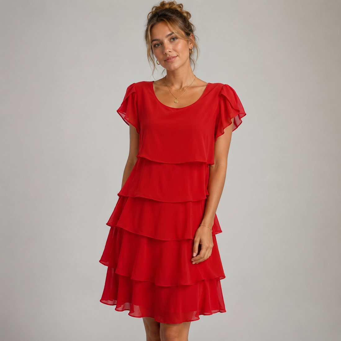 Keren - Robe midi élégante