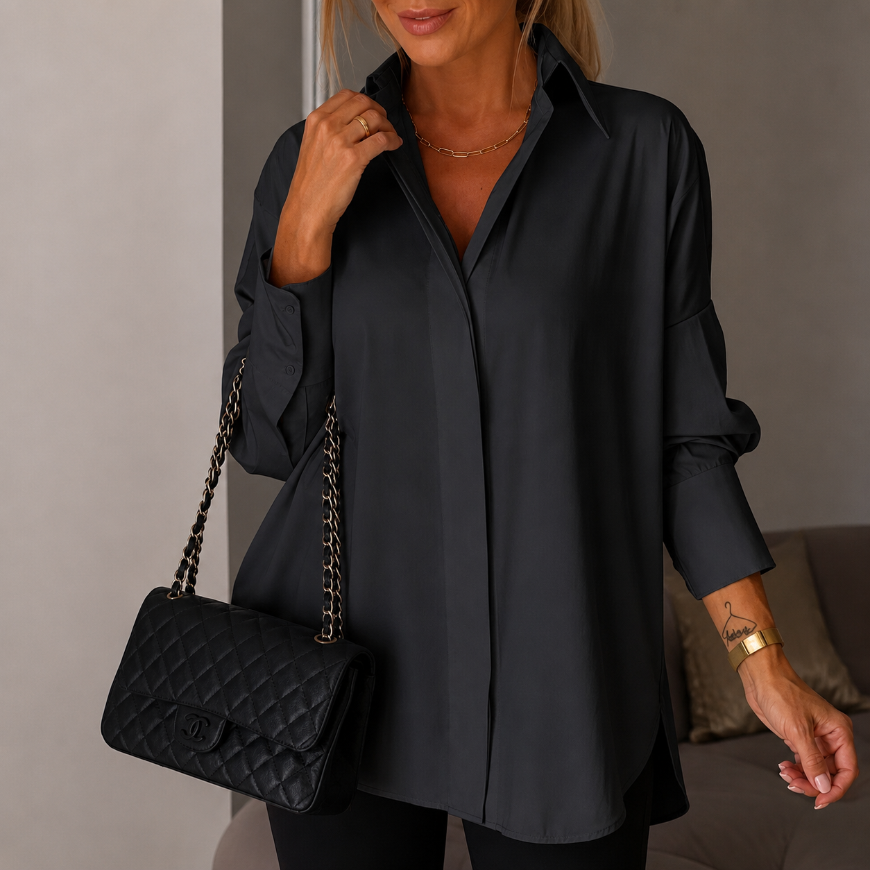 Lauren - Chemise élégante à manches longues