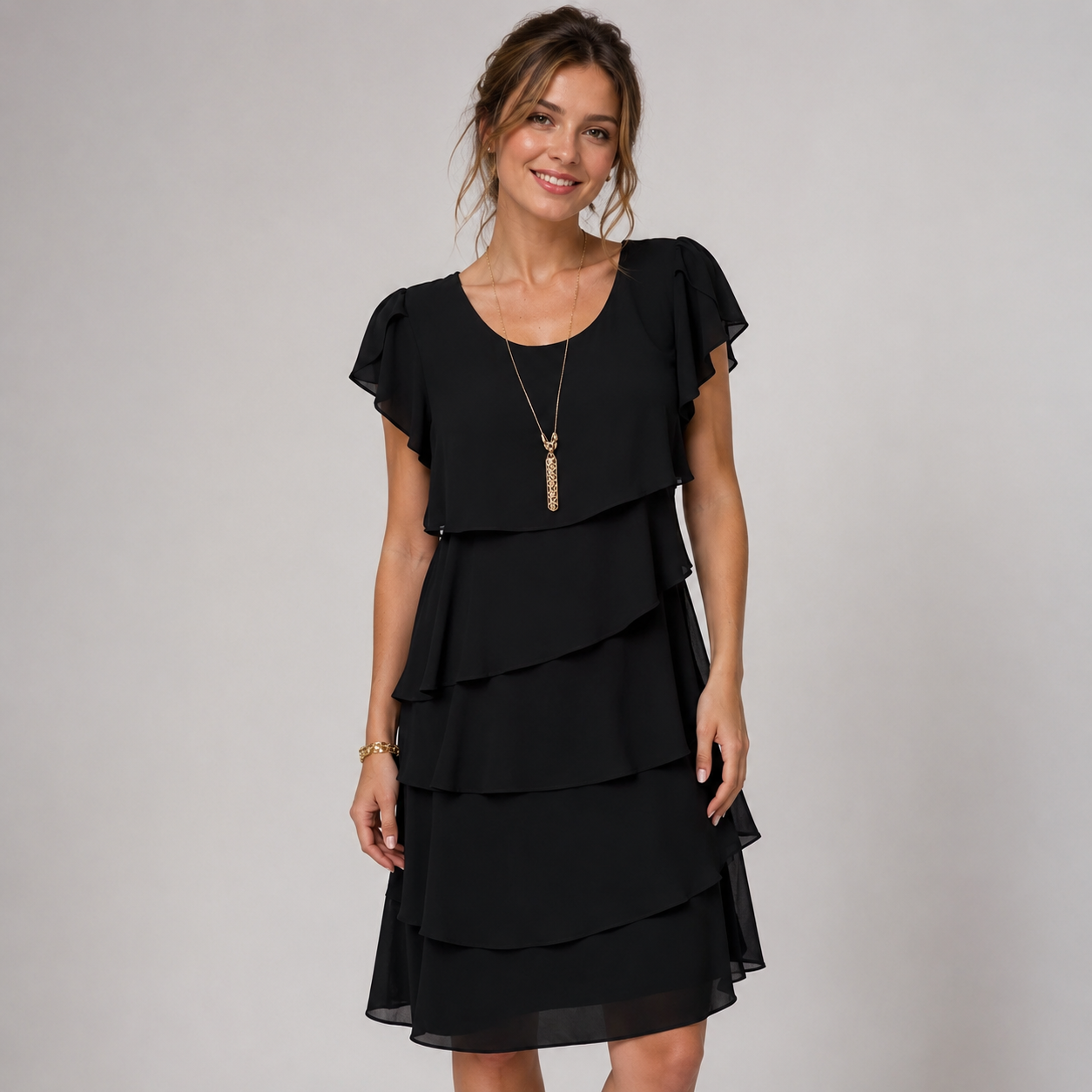 Claudia - Robe en chiffon élégante pour femmes
