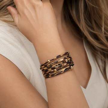 Margaux – Bracelet léopard raffiné