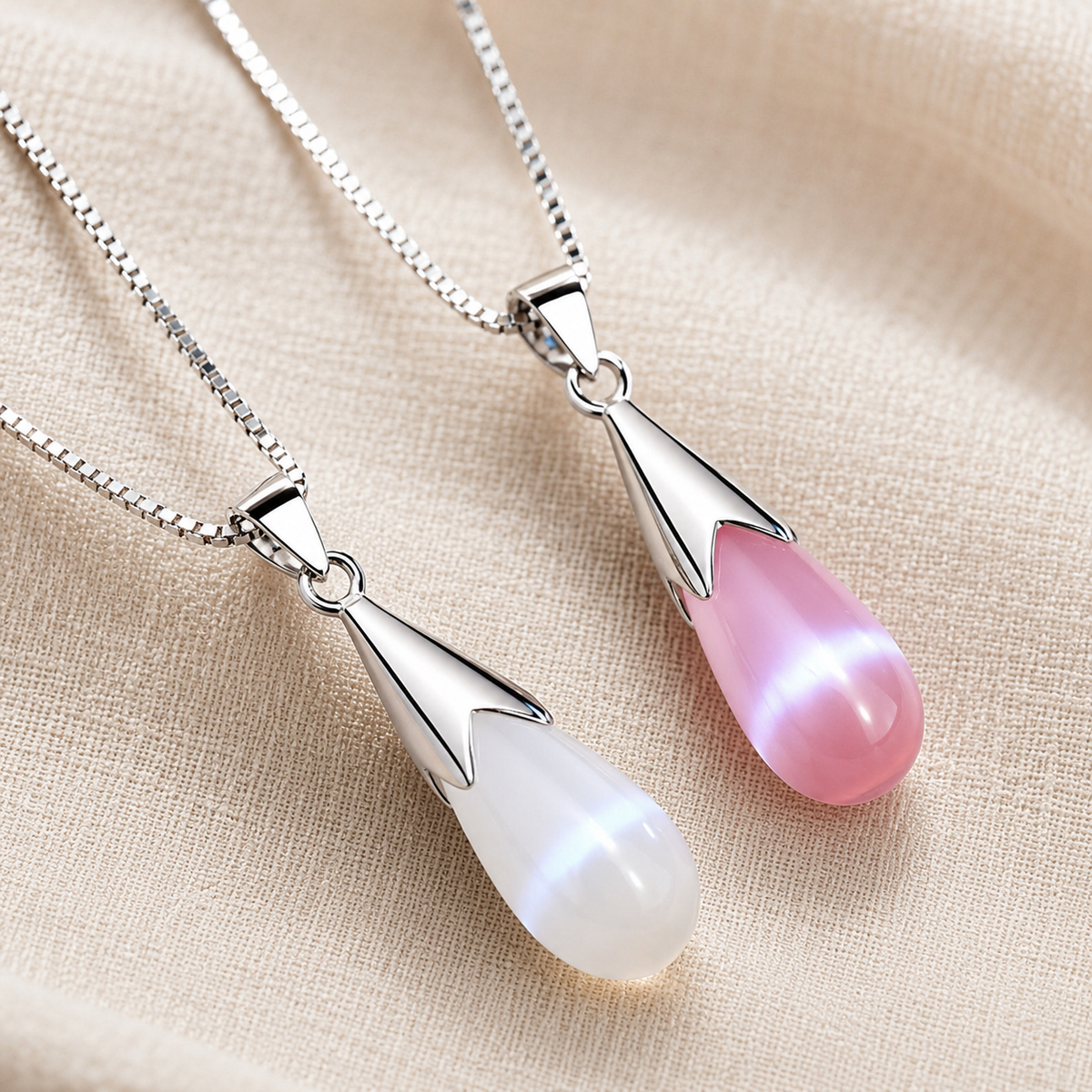 Adele – Pendentif élégant en pierre de lune