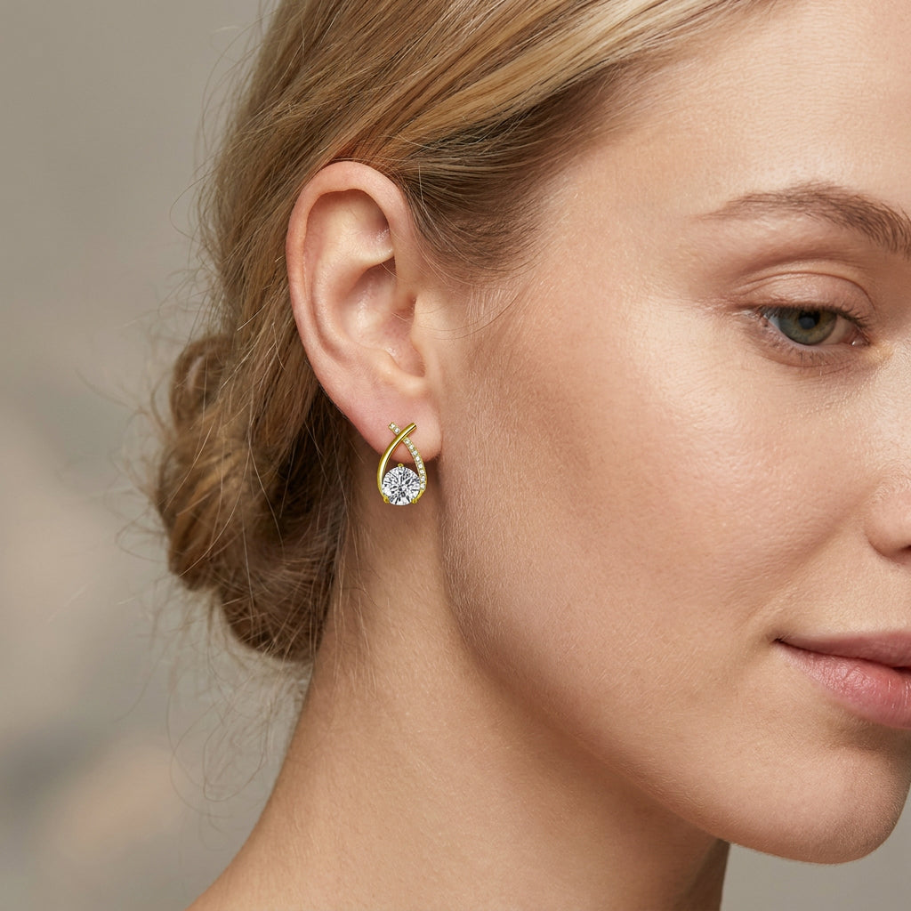 Arielle – Boucles d'oreilles en or 18K