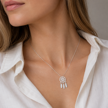 Aiyana – Collier attrape-rêves spirituel