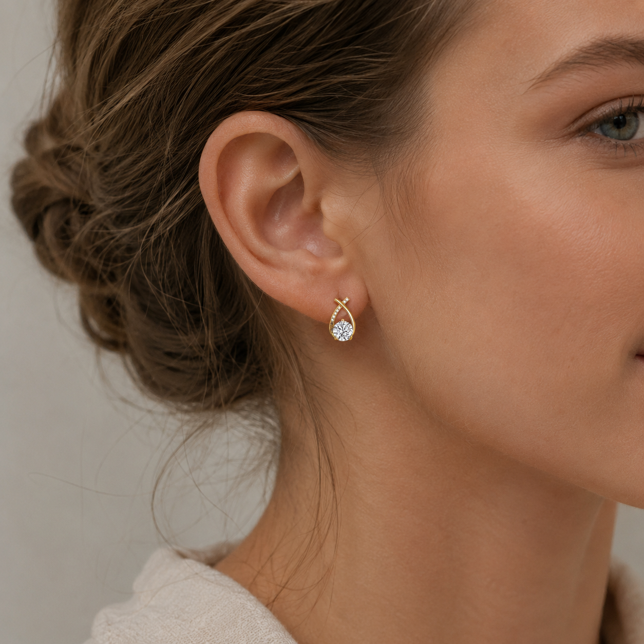 Arielle – Boucles d'oreilles en or 18K