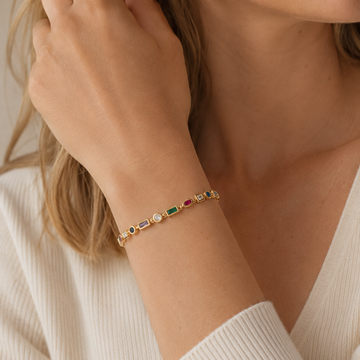 Nozomi – Bracelet coloré de cristaux