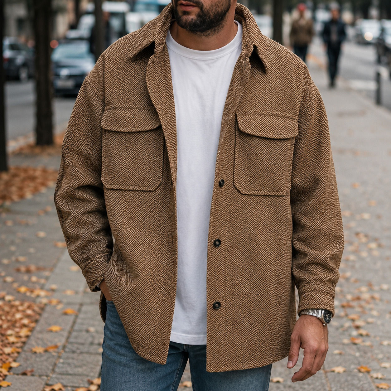 Finn - Surchemise décontractée pour hommes avec boutons