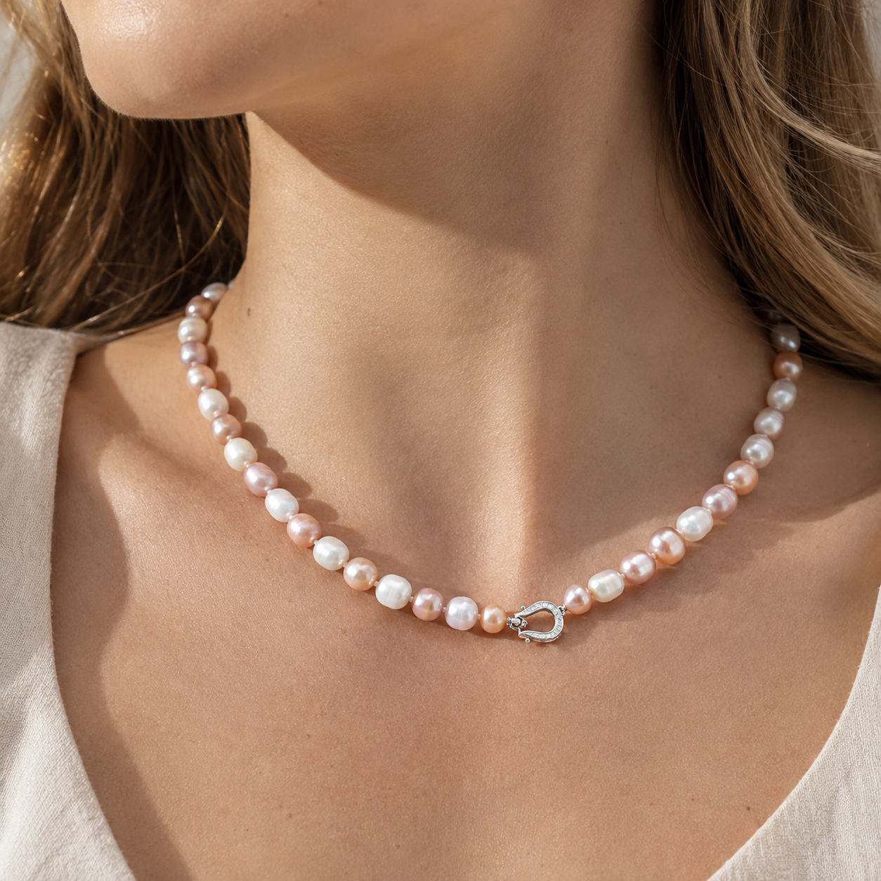 Nahia – Collier de perles colorées
