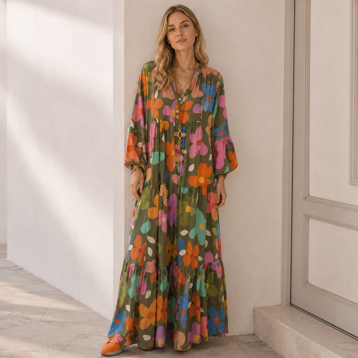 Alana - Robe Colorée Ample