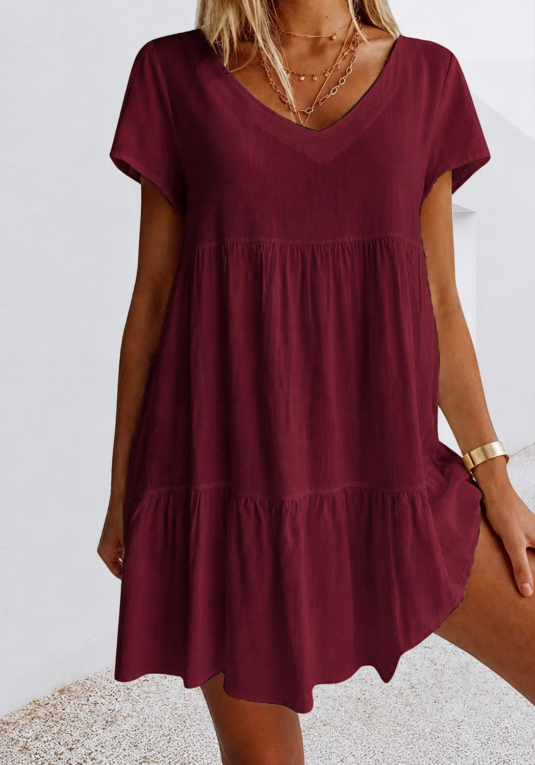 Cordelia - Mini Robe Ample Décontractée