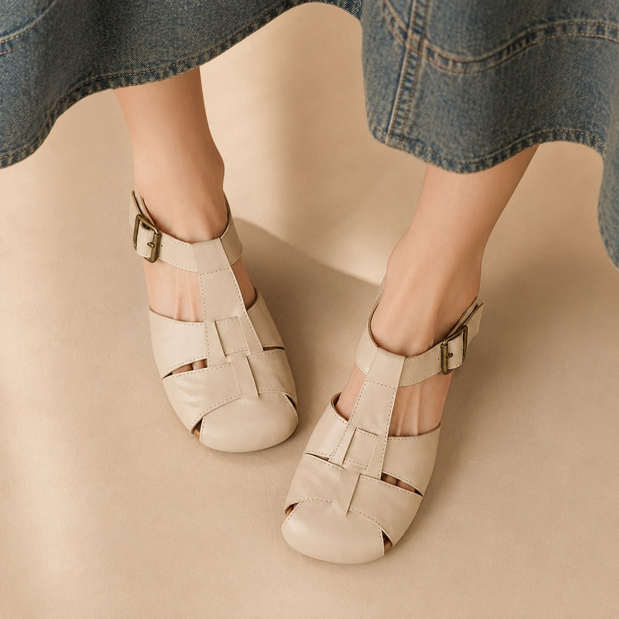 Lenny - Sandales Confort avec Semelle Moelleuse