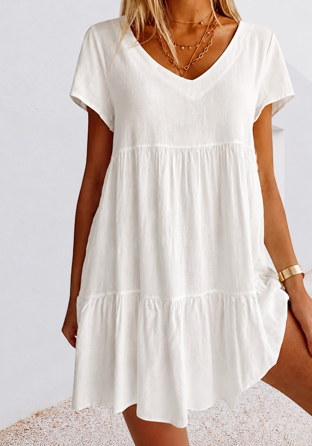 Cordelia - Mini Robe Ample Décontractée