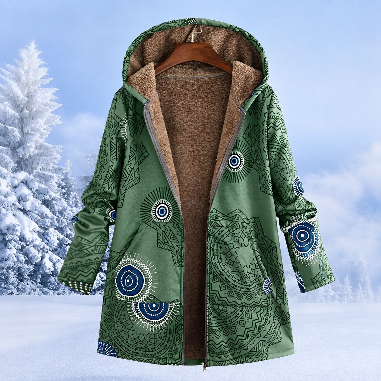 FluffCoat - Veste d'hiver colorée et élégante