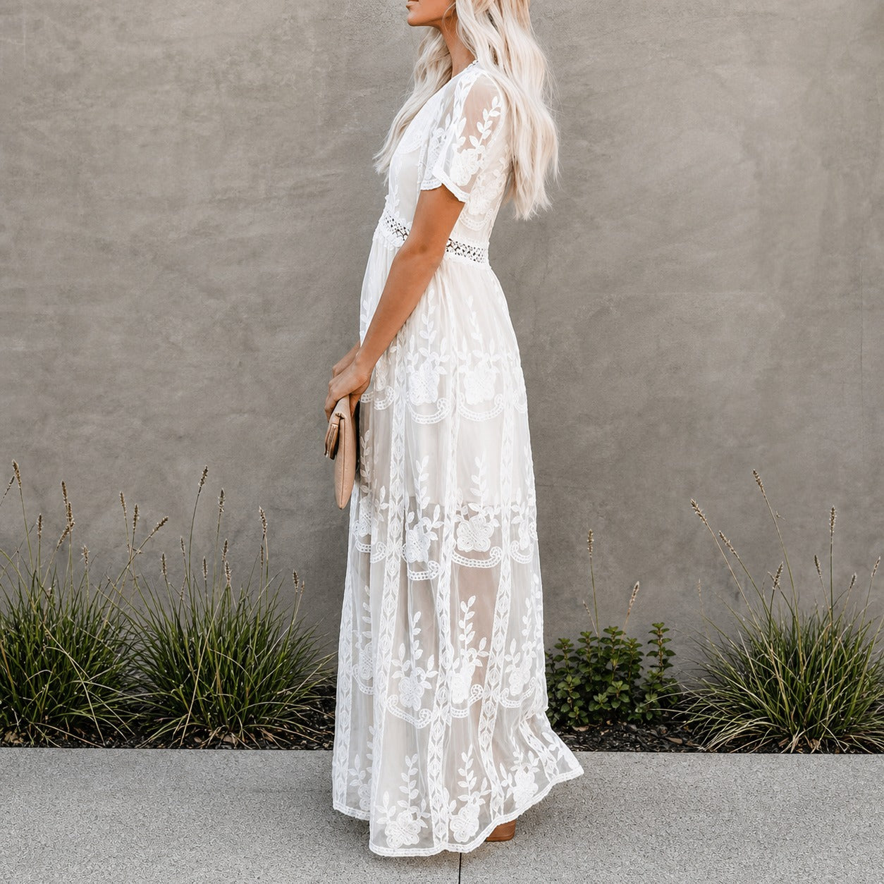 Alison - Robe Maxi Élégante en Tissu Léger