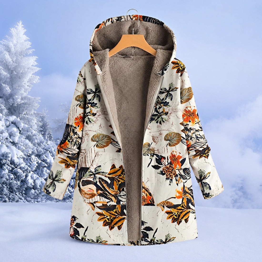 FluffCoat - Veste d'hiver colorée et élégante