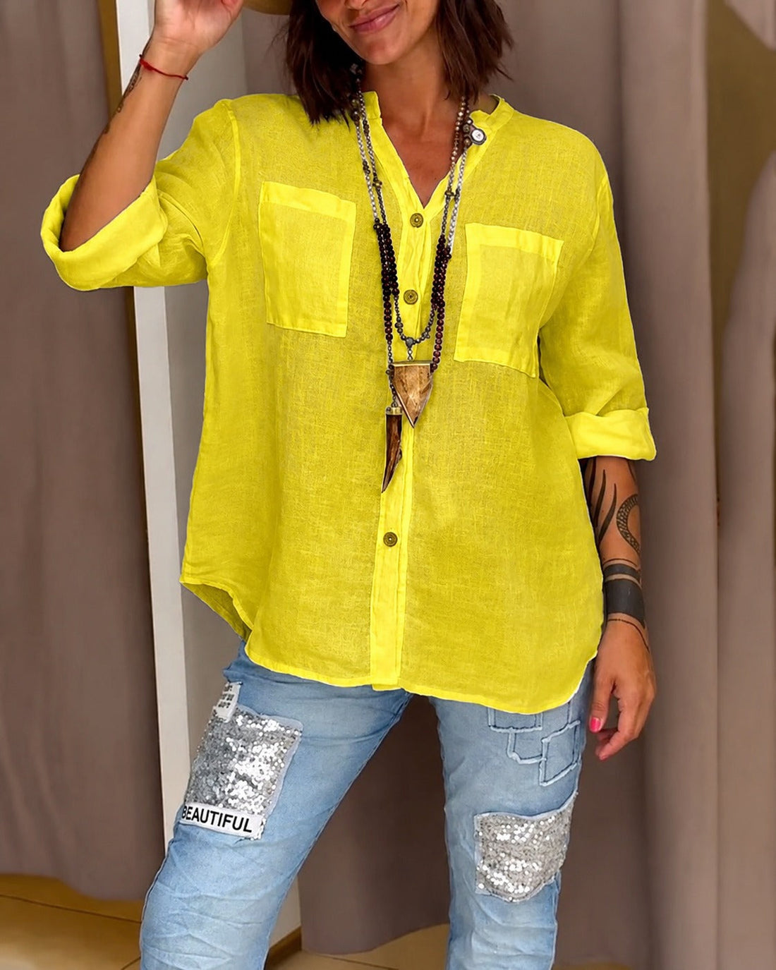 Farrah - Chemise Ample Décontractée