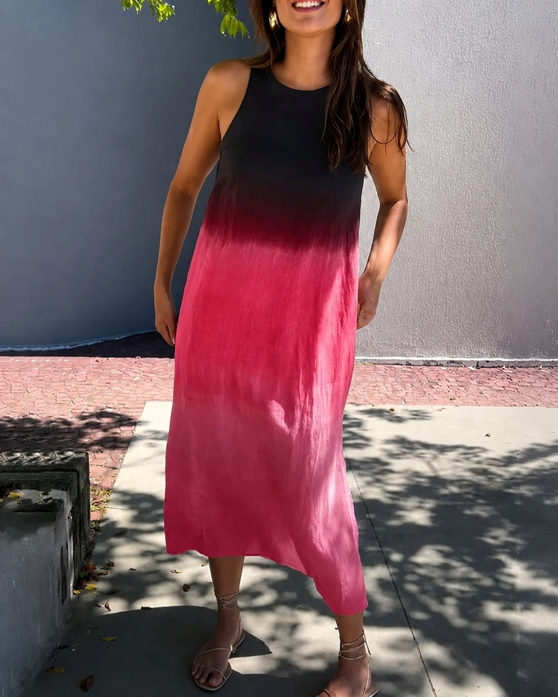Katrina - Robe Sans Manches Élégante