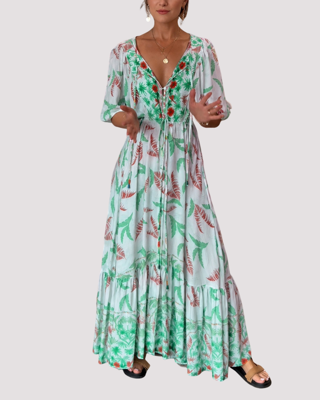 Ashley - Robe Maxi Florale Ample