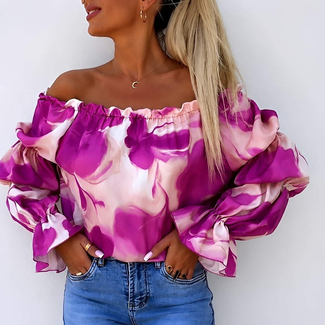 Priya - Blouse Colorée Élégante