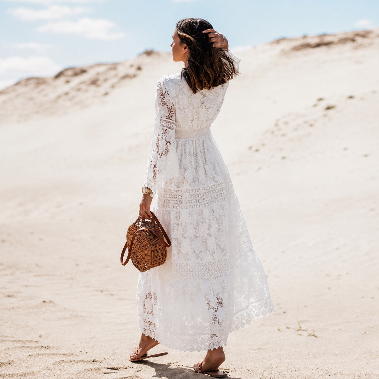 Betty - Robe longue chic au style bohème et souple