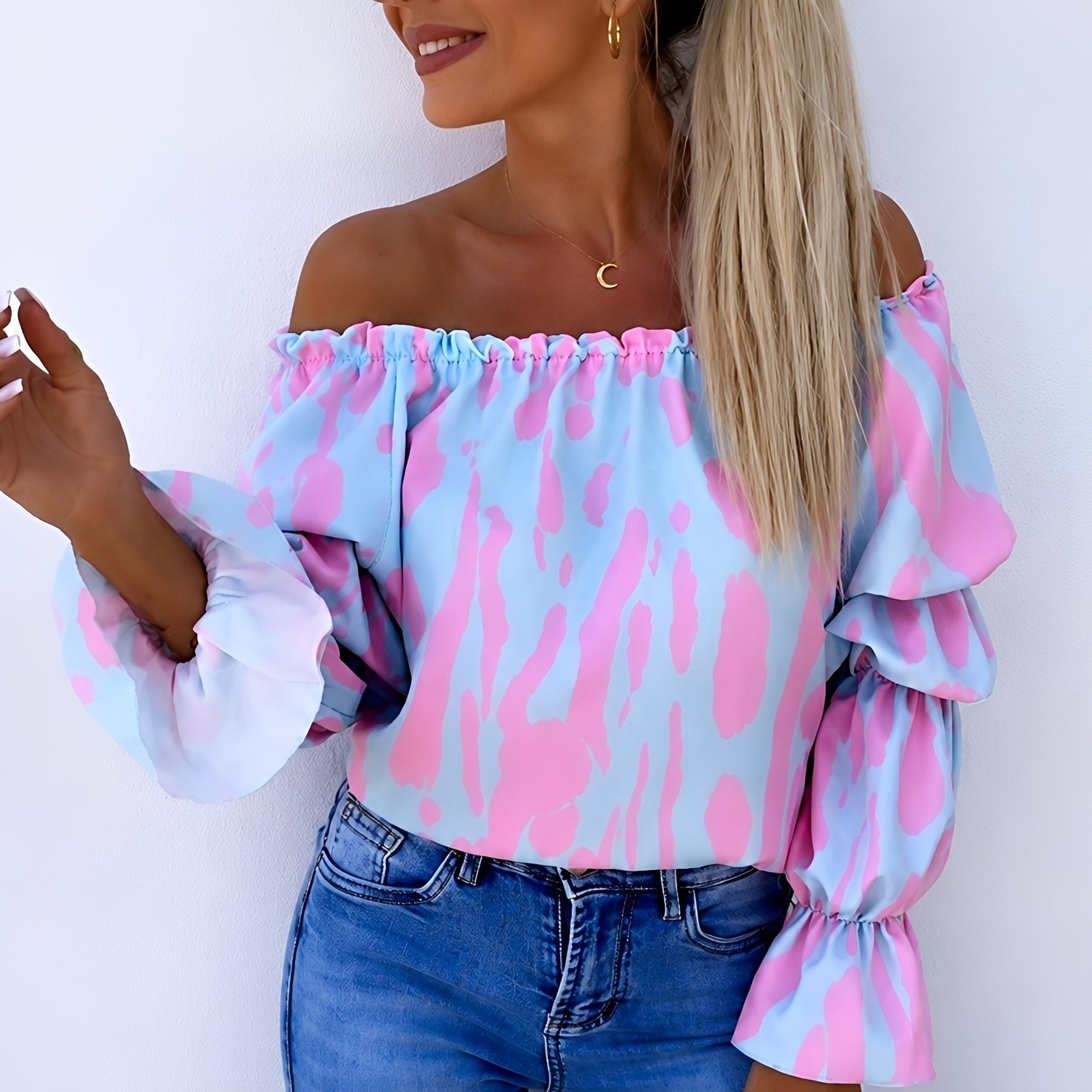 Priya - Blouse Colorée Élégante