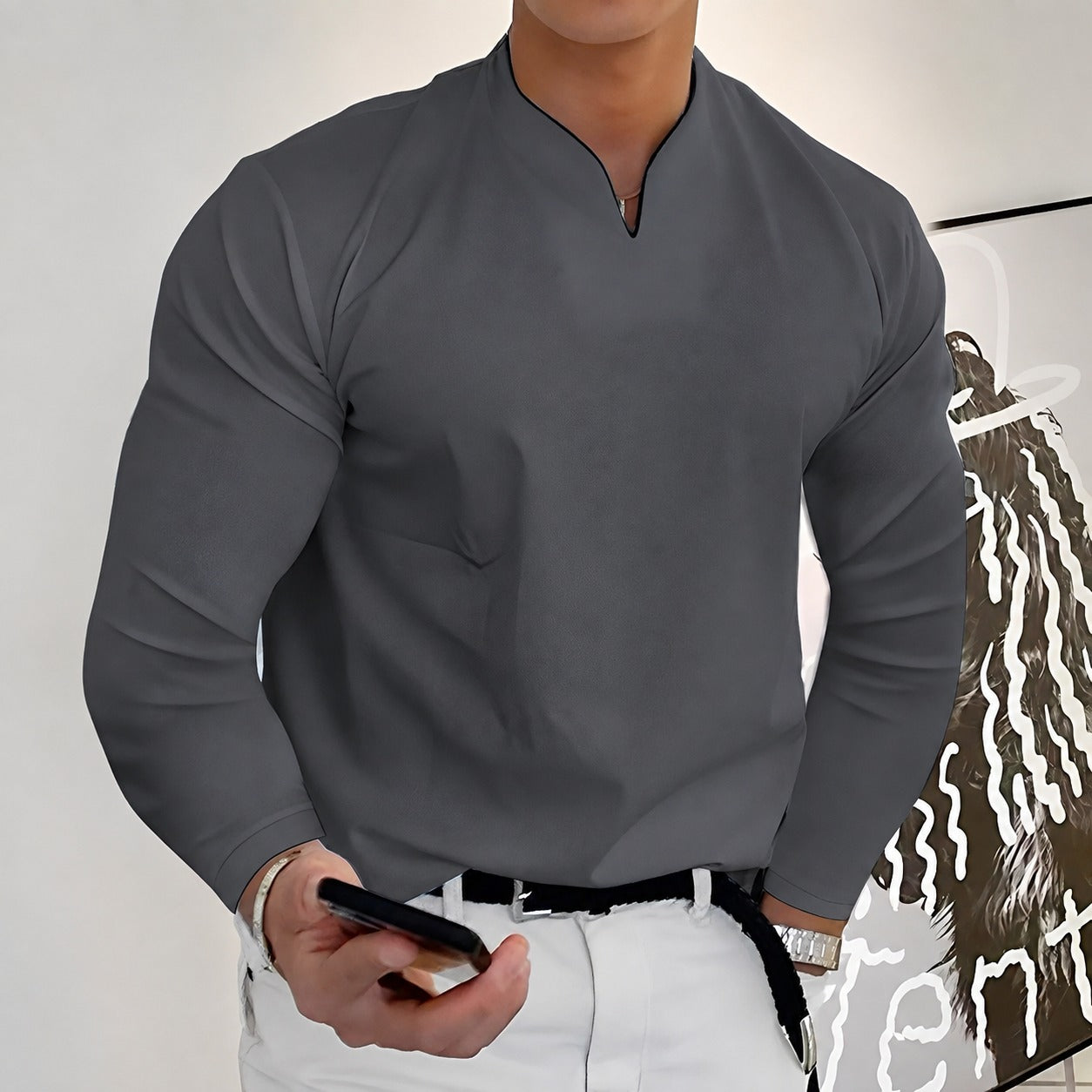 Corentin - Chemise élégante à manches longues pour hommes