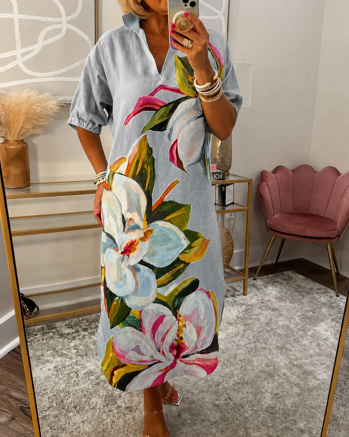 Myla - Robe Imprimée Florale Ample