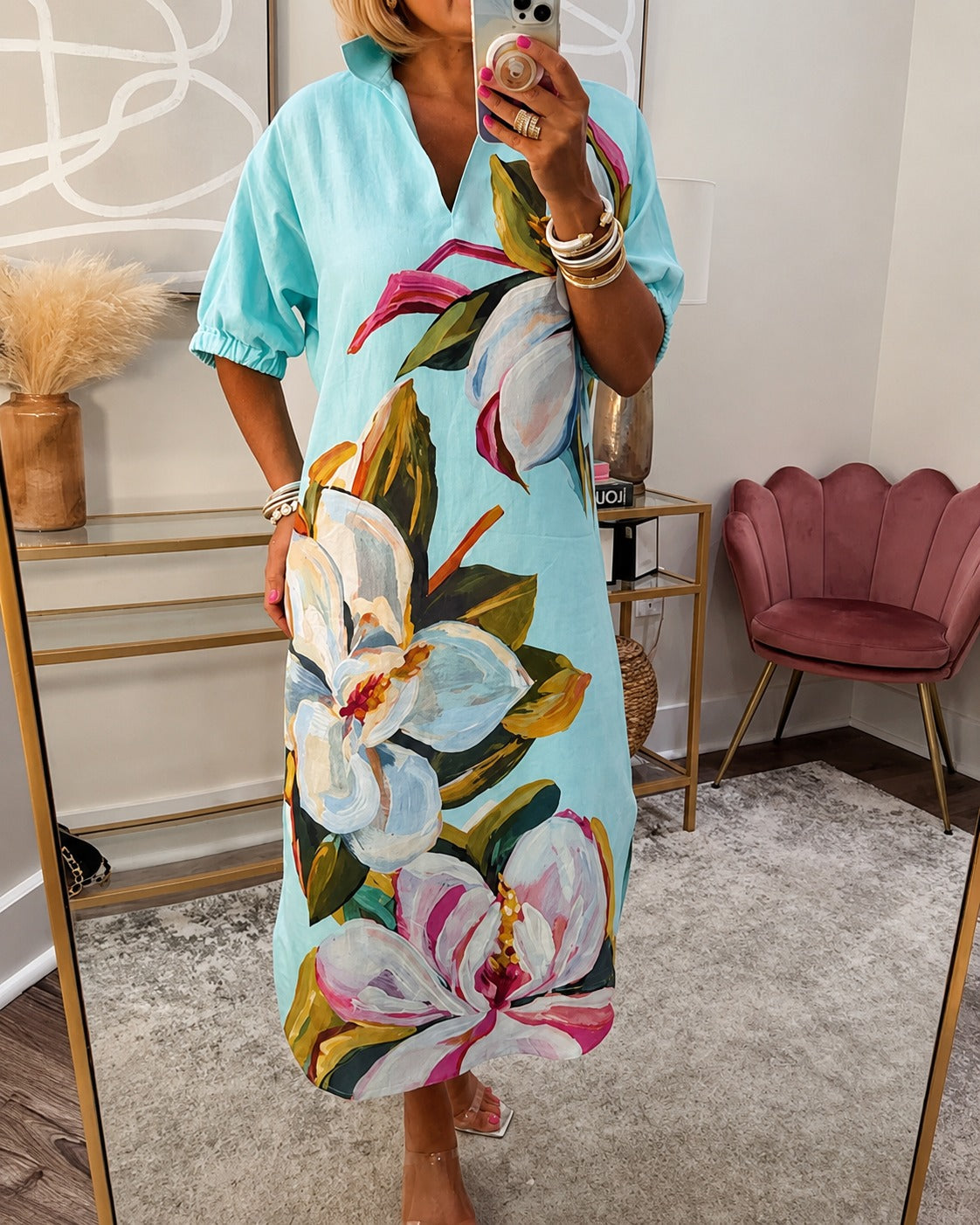 Myla - Robe Imprimée Florale Ample