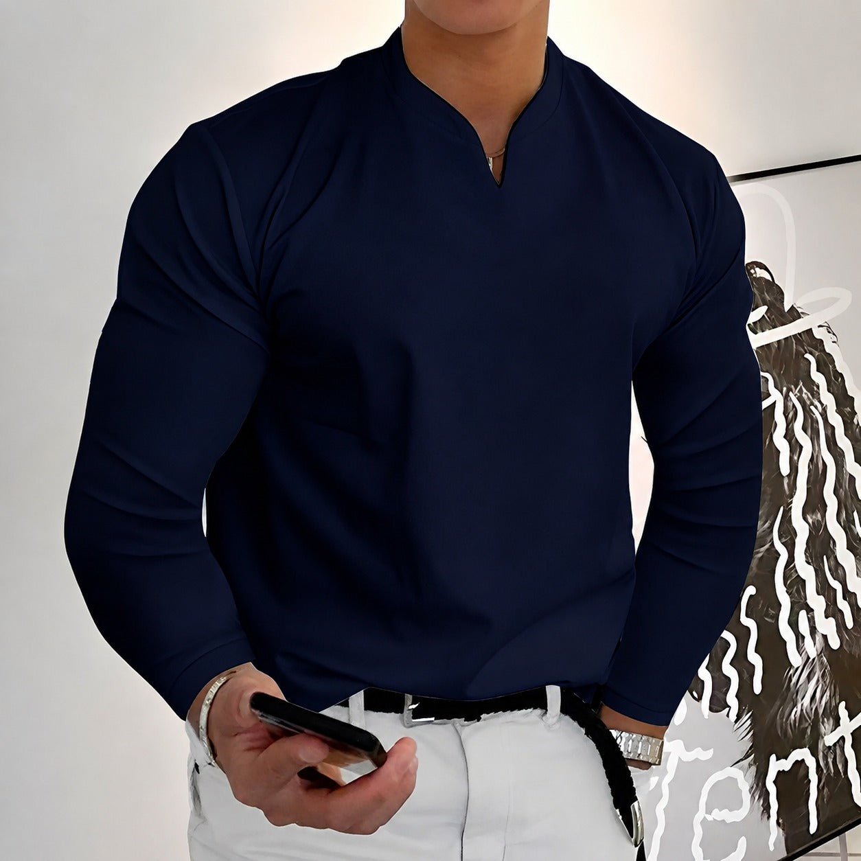 Corentin - Chemise élégante à manches longues pour hommes